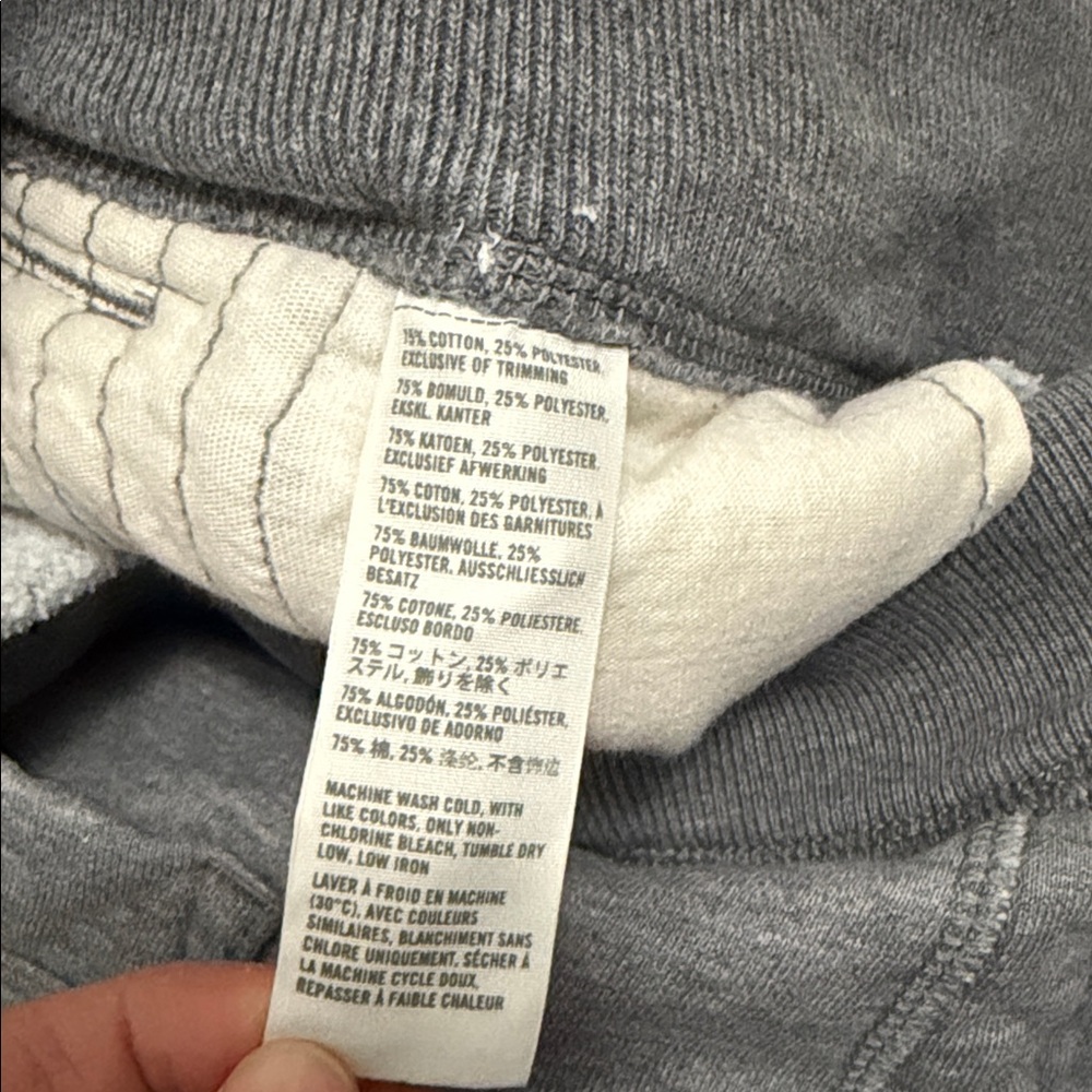 Hollister men’s  Heather Gray Joggers - Picture 5 of 10